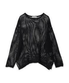 AMERICAN HOLIC 透かし編みメッシュニットプルオーバー