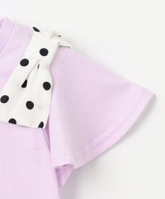 ANY KIDS ひんやりクール 肩リボンTシャツ