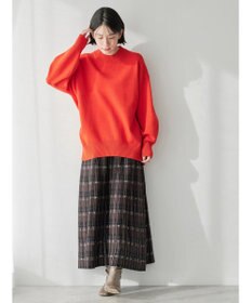 AMERICAN HOLIC ニットプリーツライクチェックスカート