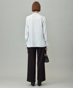 ICB L 【接触冷感・洗える】Cu/Peソフトツイル デザインブラウス