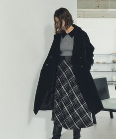 YECCA VECCA チェック柄アシメデザインスカート