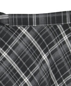 YECCA VECCA チェック柄アシメデザインスカート