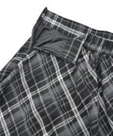 YECCA VECCA チェック柄アシメデザインスカート