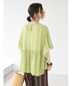 CRAFT STANDARD BOUTIQUE ウ゛ィンテージボイルティアード切替ブラウス