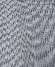 Green Parks ＺＩＰ付き畦ニットチュニック