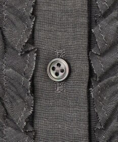 J.PRESS LADIES 【洗える・速乾・接触冷感】リライムライトローン フリル ブラウス