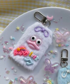 WEGO ミニラッキーチャームモンスターぬいぐるみキーホルダー