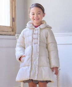 ANY KIDS 【洗濯機OK】中綿 Aライン コート