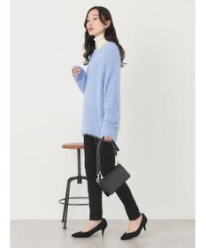 earth music&ecology ゆるモヘアライクレースニット