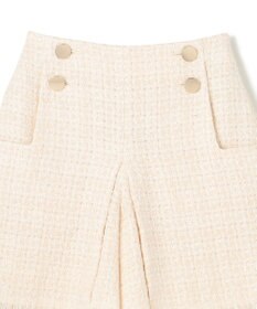 GRACE CONTINENTAL ツイードボックスタックショートパンツ