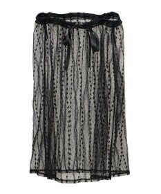 earth music&ecology ストライプレースレイヤードスカート