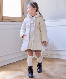 ANY KIDS 【洗濯機OK】中綿 Aライン コート