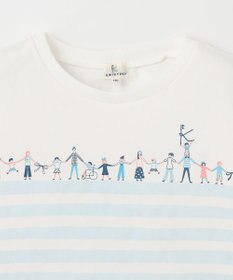 組曲 KIDS 【110-140㎝】【UVケア】グリーンバンド Tシャツ