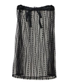 earth music&ecology ストライプレースレイヤードスカート