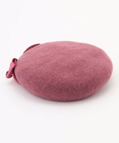 ANY KIDS ネコチャーム付きリボンベレー帽