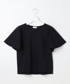 ANY SIS S 【シルクタッチさら魅せTシャツ】袖フレア プルオーバー