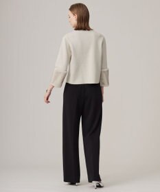 ICB ウールブレンドスムース デザインニット