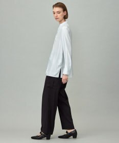 ICB L 【接触冷感・洗える】Cu/Peソフトツイル デザインブラウス