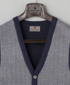 GOTAIRIKU 体温調整に【洗える/チクチクしにくい/ピリングしにくい】イタリア糸 ハイゲージ ベスト_WOOL100%