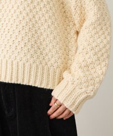 CRAFT STANDARD BOUTIQUE ローゲージカノコニットプルオーバー