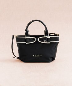 TOCCA 【撥水】BICOLOR RIBBON TOTE トートバッグ