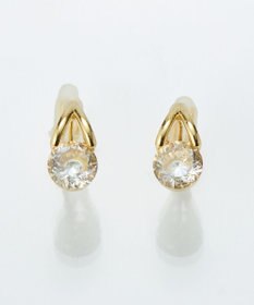 Phoebe 【金属アレルギー対応】【痛くないシリーズ】ルーセントビジューライトフィットイヤリング　ゴールド