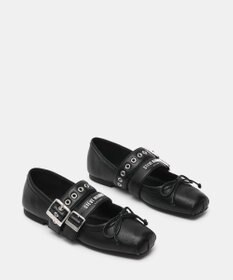 STEVE MADDEN CEARA バレエダブルストラップフラットシューズ