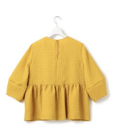 23区 S 【一部店舗限定/洗える】プレザンスジャカード ペプラム ブラウス