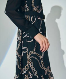 GRACE CONTINENTAL チェーン刺繍ワンピース