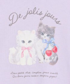 ANY KIDS 【綿100%】ドロップショルダー アニマルプリントTシャツ