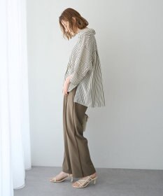 YECCA VECCA バルーン袖スキッパーシャツ