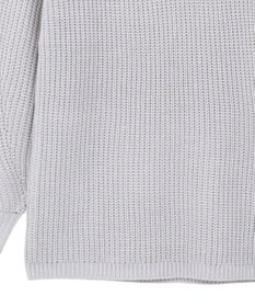 earth music&ecology 【毛玉防止 / 洗濯機洗い可】アンチピリングクロスネックルーズニット