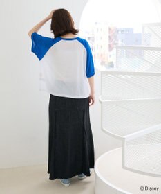 Green Parks スティッチ／シアー半袖ラグランＴシャツ