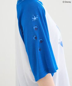 Green Parks スティッチ／シアー半袖ラグランＴシャツ