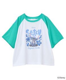 Green Parks スティッチ／シアー半袖ラグランＴシャツ