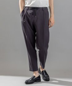 JOSEPH HOMME 【新柄】テクノボイルストレッチ ドロスト付きワイドテーパードパンツ / TEDDY CONVERTIBLE