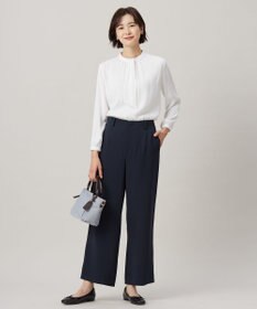 J.PRESS LADIES ジョーゼット モックネック カットソー