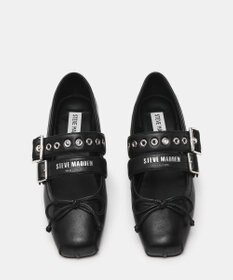 STEVE MADDEN CEARA バレエダブルストラップフラットシューズ