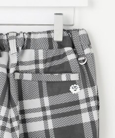 PW CIRCULUS 【MEN】チェック柄 スエードライクテーパードパンツ