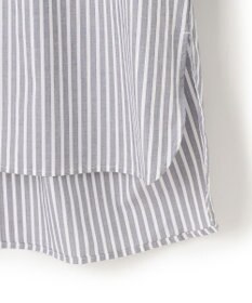 J.PRESS YORK STREET 【WOMEN】バックボタン ストライプブラウス