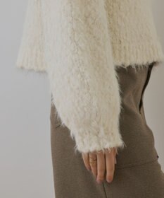 GRACE CONTINENTAL バルキーフェザーニットトップ