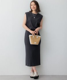 23区 S 【SLOW/一部店舗限定】シアーツイストシングルジャージー ノースリーブ カットソー