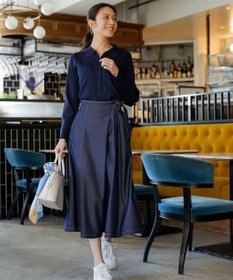 ANY SIS 【WEB・一部店舗限定】大判チェーン スカーフ