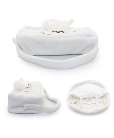 Mother garden しろたん 顔ぼん ティッシュカバー 置き型/吊り下げ 【単品】