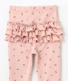 ANY KIDS 【WEB限定】フリル付き総柄レギンス