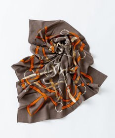 23区 【WEB&一部店舗限定】ウールカシミヤ デザイン ストール