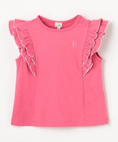 組曲 KIDS 【80-100㎝】 フルールフリルTシャツ