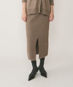 GRACE CONTINENTAL フィルムヤーンニットスカート