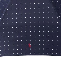 MOONBAT POLO RALPH LAUREN（ポロ ラルフローレン)ドット×ロゴ 雨傘 折りたたみ傘