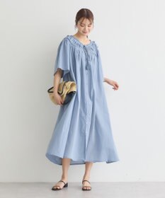 earth music&ecology ギャザーロングワンピース